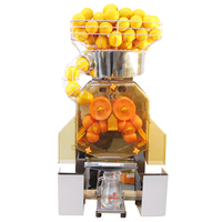 Commerciële elektrische sapcentrifuge voor vers fruit met residu-emmer, sinaasappelsapmachine