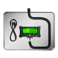 300kg 120kg Électronique Portable Affranchissement Entrepôt Valise En Acier Inoxydable Bagages Échelle Échelle D'expédition