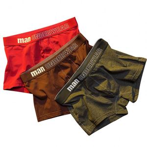 Calzoncillos bóxer de algodón puro para hombre, de talle medio, cómodos, transpirables, antibacterianos, de talla grande, tejidos. - Product Image 1