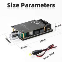 Mini carte de haut-parleur sans fil bricolage avec amplificateurs et comparateurs linéaires de module AMP mini classe D ZK-502L