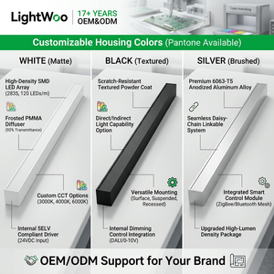 โคมไฟเพดานแบบเส้นตรง LED สำหรับยิม โปรไฟล์ไฟแบบแข<span class=keywords><strong>ว</strong></span>น ปรับความสว่างได้ CCT 1.2 เมตร สำหรับห้อง<span class=keywords><strong>ครัว</strong></span> ห้องรับประทานอาหาร <span class=keywords><strong>ราคา</strong></span>ขายส่งสำหรับการสั่งซื้อจำน<span class=keywords><strong>ว</strong></span>นมาก - Product Image 4