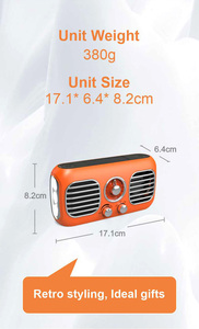 Khẩn cấp thời tiết đài phát thanh noaa/AM/FM với 2000mAh/4000mwh ngân hàng điện cầm tay, SOS báo động & đèn pin cho trong nhà/ngoài trời - Product Image 4