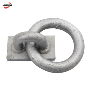 Plaque à œil en D soudée marine de type B, en acier forgé zingué, <span class=keywords><strong>ancre</strong></span> de levage D-Lug à charge nominale (WLL) pour pont de <span class=keywords><strong>bateau</strong></span> - Product Image 4