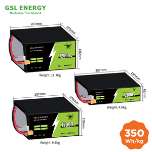 Batterie au lithium-ion semi-solide GSL ENERGY 51,8 V 72 Ah 3729,6 Wh 10C pour drone UAV, agriculture, <span class=keywords><strong>logistique</strong></span>, FPV - Product Image 5
