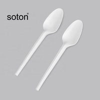 Ensemble de couverts jetables en CPLA écologique pour vente en gros (cuillère, couteau, fourchette)