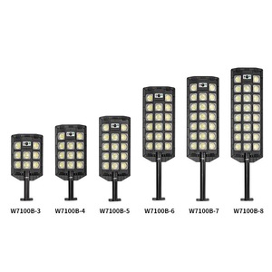 Farola Solar LED W7100B Modelo 3 8 para Iluminación de Patio Exterior - Product Image 1