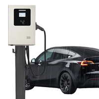TA-DC-WD Nuevo Cargador Rápido para Vehículos Eléctricos de Corriente Continua de Nivel 3 con RFID Comercial de 20-40KW, CCS/GBT/CHADEMO, IP54, Entrada de 100A y 380V, 2 Años de Garantía