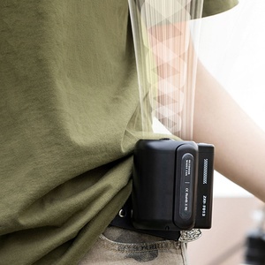 4500mah Portable <b>Usb</b> <b>Mini</b> Hanging Waist Fan Small Electric Personal Belt Clip Fan for Sport Personal Handheld Cooling Fan - Product Image 3