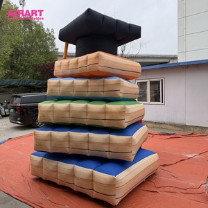 Oso Inflable Resistente de Graduación con <span class=keywords><strong>Libros</strong></span> Académicos para Exhibición en Exteriores - Product Image 5