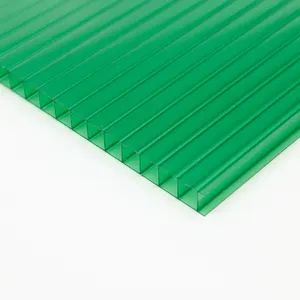 Panneaux acryliques de feuille résistante à la chaleur creuse de polycarbonate de diffusion légère pour la terrasse de jardin