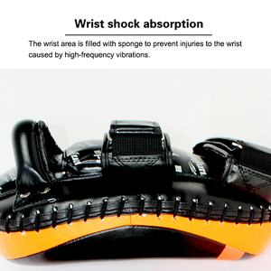 Coussin <span class=keywords><strong>de</strong></span> <span class=keywords><strong>frappe</strong></span> et <span class=keywords><strong>de</strong></span> coup <span class=keywords><strong>de</strong></span> <span class=keywords><strong>pied</strong></span> incurvé en cuir PU <span class=keywords><strong>de</strong></span> haute qualité, épais et durable, personnalisé pour le MMA, le taekwondo et le karaté - Product Image 5