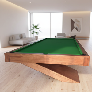 Table de billard professionnelle de luxe sur mesure en bois massif de qualité internationale, 10 pieds, 12 pieds, avec ardoise moderne et dalles lisses - Product Image 3