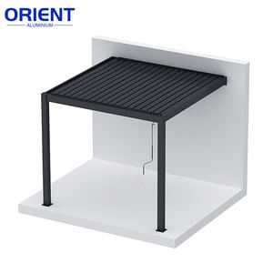 Pergola de jardin imperméable personnalisée Pergolas de <span class=keywords><strong>toit</strong></span> à persiennes Pare-soleil Véranda bioclimatique motorisée Installation facile Pare-soleil de bricolage - Product Image 5