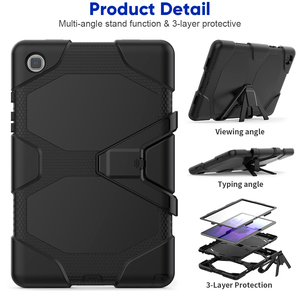 Funda protectora de cuerpo completo para tableta, Protector de pantalla incorporado de 10,4 pulgadas para Samsung Galaxy A7, T500, T505, T507 y Kickstand - Product Image 2