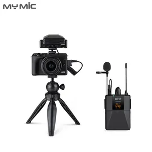 Professional Collar Wire Less Mini Smartphone Wireless Tie Clip Microphone For Phone And Camera