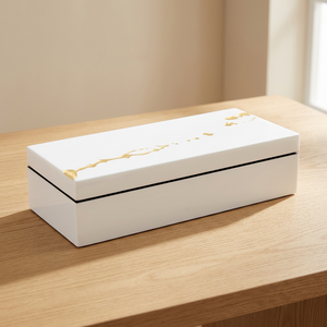 New Trend Lacquer Box Jewelry Custom High Gloss Lacquer Luxury Gift Wooden Jewelry Packaging Box OEM Made in <b>Vietnam</b> - Product Image 1