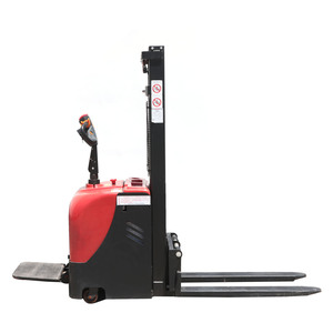 Apilador eléctrico de pie de marca, 1 tonelada, 3 metros, carretilla elevadora eléctrica apilable, precio barato, sistema de conducción de CA, apilador de almacén - Product Image 3