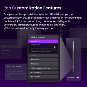 DigiDraw Turing Smart <span class=keywords><strong>M</strong></span> TW610 Grafik-Zeichentablett Tragbares Digitales Kunsttablett BT 5.0 USB-C 10*6,25 Zoll Grafiktablett - Product Image 3