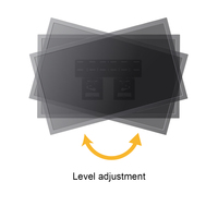 CHARMOUNT Support TV 17-55 pouces avancé de haute qualité Support mural TV à inclinaison fixe Micro-Gap pour Neo QLED, QLED et Crystal UHD