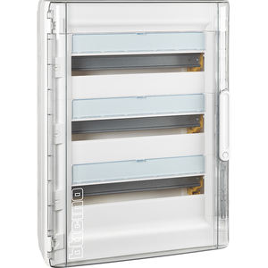 Tableau de distribution mural Bticino 3x18 modules IP40, porte transparente, plastique moderne, 16 A 230 V - Product Image 1