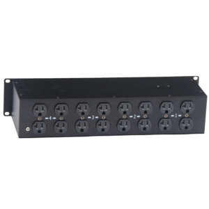 Fabbrica 20A US Edison Rack di distribuzione scatola con L21-30 Twistlock 3 fase di potenza In & Output materiale In alluminio Distro - Product Image 2