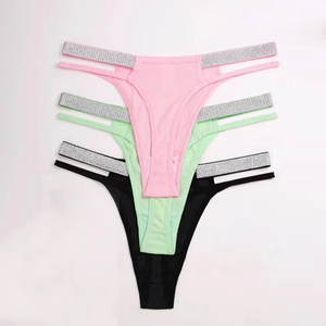 Venta al por mayor de ropa interior sexy de cintura baja transpirable para mujer, bragas secretas para mujer, tangas - Product Image 1