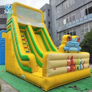 <span class=keywords><strong>Precio</strong></span> de fábrica, tobogán inflable <span class=keywords><strong>gigante</strong></span> de rana de color amarillo comercial, tobogán inflable para niños a la venta - Product Image 4