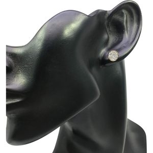 Ornaatis Diamond <b>Stud</b> <b>Earrings</b> 0.15 Cttw Round Cut Yellow Gold Plated 925 Sterling <b>Silver</b> Women's Everyday Wear - Product Image 3