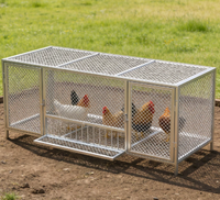 Grand enclos à volailles en grillage crypté anti-loutre pour poulets et pigeons, utilisation intérieure et extérieure, élevage en arrière-cour