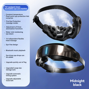2025 Nueva fábrica masajeador eléctrico para el cuidado de los ojos vibración vapor compresa caliente acupuntura niebla compresa caliente atomización masajeador de ojos - Product Image 3