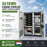 Système de stockage d'énergie commercial HJ 125 kW 261 kWh refroidi par liquide pour le lissage des pics de consommation – Stock disponible en entrepôt aux Pays-Bas