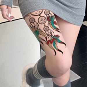 Autocollants de tatouage créatifs attrape-rêves 210x148mm, autocollants de tatouage imperméables pour les bras, pour les boîtes de nuit et les clubs. - Product Image 1