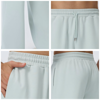 Pantalon de survêtement décontracté pour homme, coupe large, automne-hiver, chaud et isolant, ample, avec poches, pour le fitness