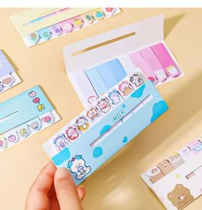 Pegatinas de Índice Multicolores con Dibujos Animados, Lindas e Interesantes, Material de Oficina para Aprender, Esenciales para la Escuela, para Registrar Notas - Product Image 3