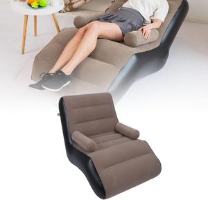 High Quality S Shaped <b>Inflatable</b> <b>Sofas</b> Velvet <b>Inflatable</b> Chairs and <b>Sofas</b> Portable Flocked Air <b>Sofa</b> for Home Living Room Lounge - Product Image 4