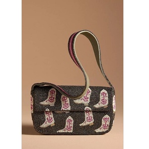 Sac à bandoulière brodé de perles de rocaille artisanales de qualité supérieure avec sangle réglable conçu - Product Image 1