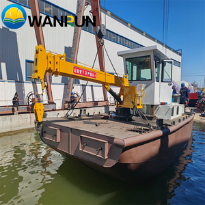 Cina cantiere navale su misura Multi-purpose pesca barca rimorchiatore chiatta barca/nave con ponte gru - Product Image 3