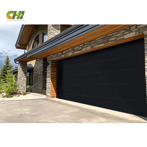<span class=keywords><strong>Porte</strong></span> de <span class=keywords><strong>garage</strong></span> moderne à double panneau 16x7, style ouvert, panneau affleurant, <span class=keywords><strong>porte</strong></span> <span class=keywords><strong>sectionnelle</strong></span> pour maison, villa, vente en gros - Product Image 6