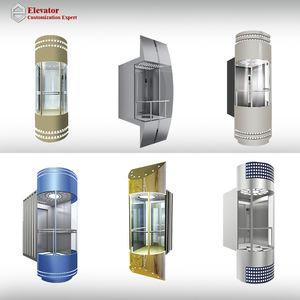 चीनी ब्रांड वाणिज्यिक पैनोरमिक लिफ्ट सौंदर्य दृष्टि से आकर्षक ग्लास लिफ्ट सुरक्षित विश्वसनीय शॉपिंग सेंटर लिफ्ट - Product Image 2