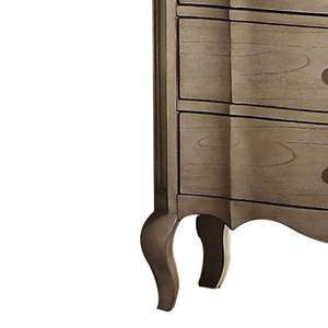 Table de chevet de luxe DB à 3 tiroirs armoire de chevet solide taupe antique charge sans fil moderne européen français pour une utilisation en appartement - Product Image 3