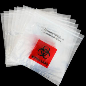 Sac de transport d'échantillons en plastique, sac de laboratoire Kangaroo à trois couches, bonne étanchéité, sacs refermables <span class=keywords><strong>avec</strong></span> poche extérieure - Product Image 1