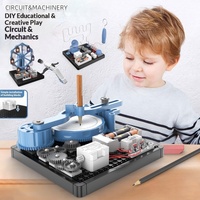 Kit d'expériences scientifiques à la vapeur, blocs de construction électroniques, jouet éducatif, mini-projet de physique, assemblage DIY en plastique
