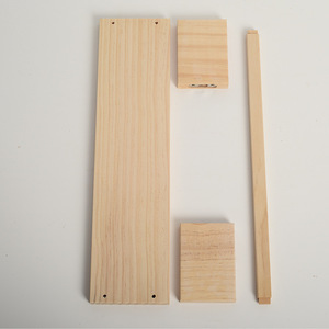 木质壁挂置物架浴室卧室厨房墙架木储物架 - Product Image 6