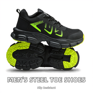 Chaussures de sécurité unisexes MD Brand, nouveau style, légères, avec embout en acier, antidérapantes, confortables, respirantes, pour le sport, été, printemps, automne - Product Image 2