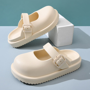 EVA Injection Platform Sandals Thick Sole Closed Toe Mary Jane Summer <b>Beach</b> <b>Shoes</b> - Product Image 4