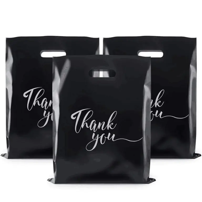कस्टम मुद्रित पुन: प्रयोज्य एचडीपीई संभाल शॉपिंग परिधान के लिए टीशर्ट प्लास्टिक पैकेजिंग बैग ले जाने