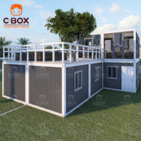 Maison préfabriquée en conteneur Cbox, bureau simple, villa, véranda, matériau en acier, salon, projet de bureau, maison préfabriquée en conteneur