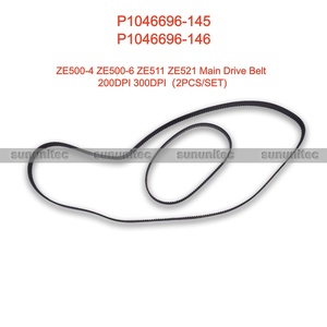 2PCS/SET Nouvelle courroie d'entraînement principale PLA SUNUNITEC P1046696-145/P1046696-146 pour imprimante à codes-barres <span class=keywords><strong>Zebra</strong></span> <span class=keywords><strong>ZE500</strong></span>-<span class=keywords><strong>4</strong></span>/6/511/521 200DPI 300DPI - Product Image 4