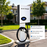 Nouvelle station de recharge DC pour véhicules électriques à prix de gros, contrôle intelligent, 7-40KW, pistolet unique, GBT CCS2 CCS1 CHAdeMO, câble de 5m