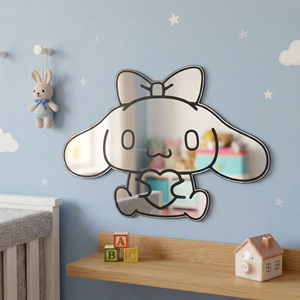 Espejo de Pared con Diseño de <span class=keywords><strong>Anime</strong></span> de Perritos, Moderno y Personalizado, para Regalos de Niñas, Decoración del Hogar, Venta al Por Mayor - Product Image 4